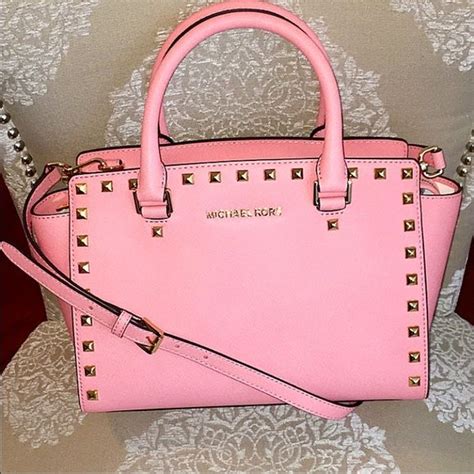 Michael Kors Selma Satchel/Top Handle Bag Pink Bags